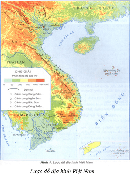 Trắc nghiệm Địa Lí 8 Bài 30: Thực hành: Đọc bản đồ địa hình Việt Nam | Lý thuyết Địa Lí 8 đầy đủ nhất