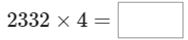 Bài tập Nhân số có bốn chữ số với số có một chữ số Toán lớp 3 có lời giải