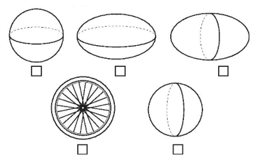 Vở bài tập Toán lớp 5 Tập 2 trang 41, 42 Bài 118: Giới thiệu hình trụ. Giới thiệu hình cầu