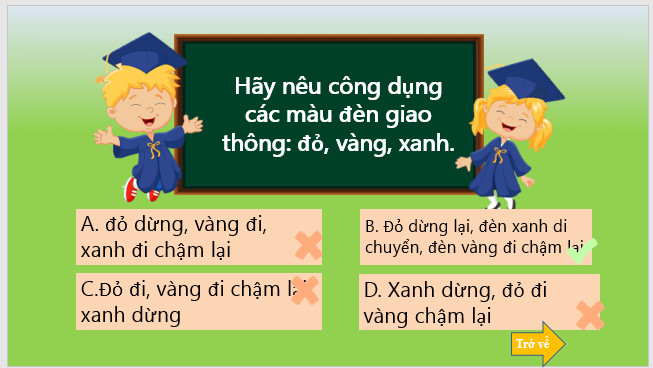 Giáo án điện tử Đèn giao thông lớp 1 | PPT Tiếng Việt lớp 1 Kết nối tri thức