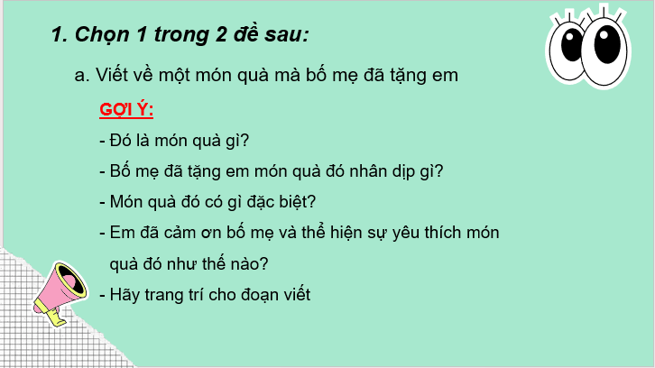 Giáo án điện tử Góc sáng tạo trang 125 lớp 2 | PPT Tiếng Việt lớp 2 Cánh diều