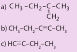 Gọi tên các chất có công thức cấu tạo sau trang 83 Hóa học 11