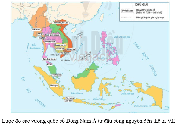 Lý thuyết Lịch Sử 6 Bài 12: Các vương quốc ở Đông Nam Á | Chân trời sáng tạo