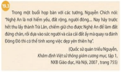 Nguyễn Chích đề xuất kế hoạch chuyển địa bàn hoạt động chính của nghĩa quân vào Nghệ An
