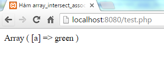 Hàm array_intersect_assoc trong PHP