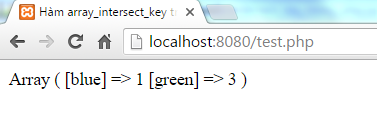 Hàm array_intersect_key trong PHP