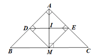 Cho tam giác ABC vuông cân tại A Lấy điểm M thuộc cạnh huyền BC