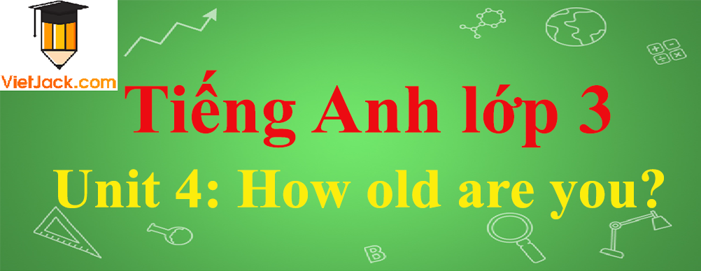 Tiếng Anh lớp 3 Unit 4: How old are you?