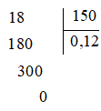 Viết mỗi phân số sau dưới dạng số thập phân hữu hạn: 13/16; -18/150