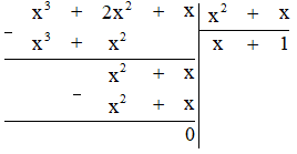 Tính: (x^2 - 2x +1) : (x - 1)