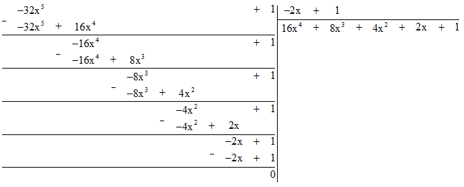 Tính: (x^2 - 2x +1) : (x - 1)