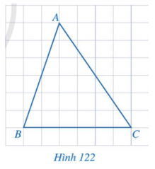 Cho tam giác ABC như Hình 122 Vẽ đường trung trực d của đoạn thẳng BC 
