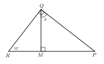 Tính số đo x của góc trong Hình 6.