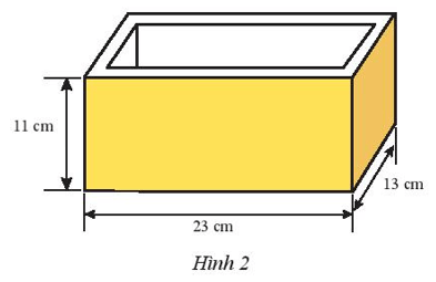 Một khuôn đúc bê tông có kích thước như Hình 2