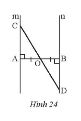 Cho đoạn thẳng AB có O là trung điểm