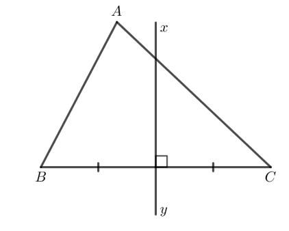 Giải Toán 7 Bài 6: Tính chất ba đường trung trực của tam giác (ảnh 2)