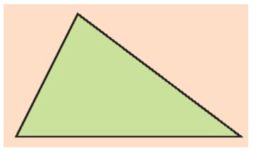 Hãy đo ba góc và ba cạnh của tam giác trong hình bên
