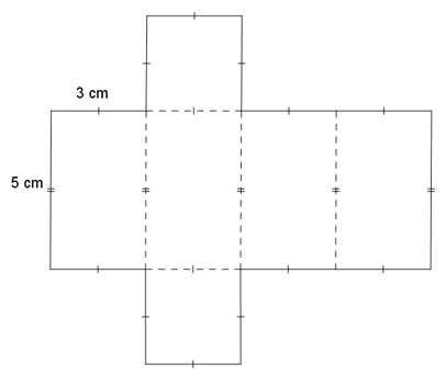 Tạo lập hình lăng trụ đứng có đáy là hình vuông cạnh 3 cm và chiều cao 5 cm