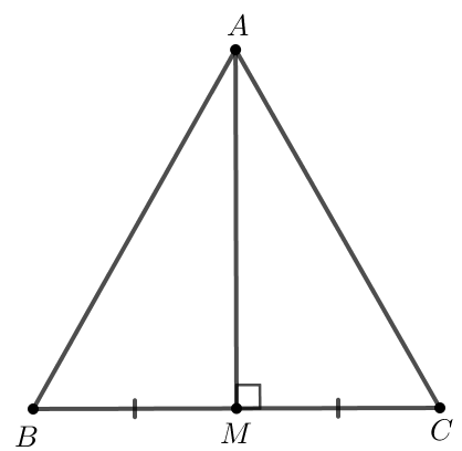 Cho tam giác ABC và M là trung điểm của đoạn thẳng BC