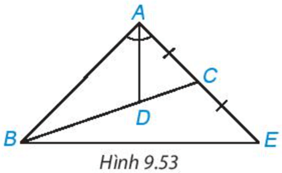 Cho tam giác ABC có đường phân giác AD, D nằm trên BC sao cho BD = 2DC
