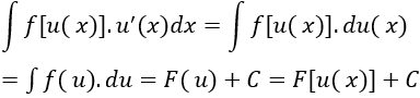 Tìm nguyên hàm của hàm đa thức bằng phương pháp đổi biến số
