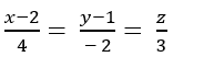Viết phương trình đường thẳng nằm trong mặt phẳng và cắt hai đường thẳng