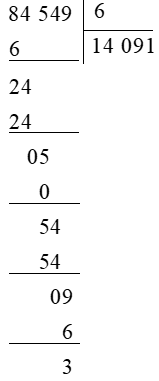 Vở bài tập Toán lớp 3 Cánh diều Tập 2 trang 70, 71, 72 Bài 87: Chia cho số có một chữ số trong phạm vi 100 000 (Tiếp theo)