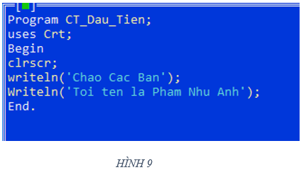 Lý thuyết Tin học 8 Bài thực hành 1: Làm quen với Free Pascal