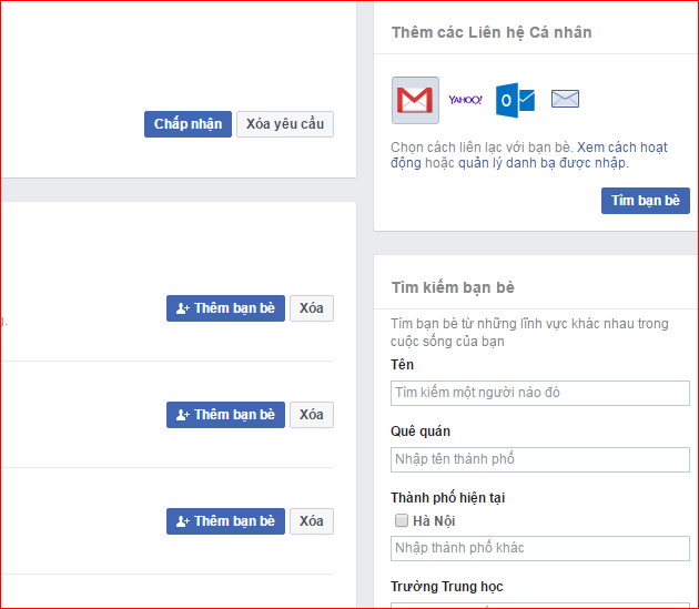 tim kiem ban be facebook qua email | Copy Paste Tool