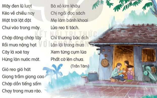 Đọc: Mưa trang 11, 12 Tiếng Việt lớp 3 Tập 2 | Kết nối tri thức