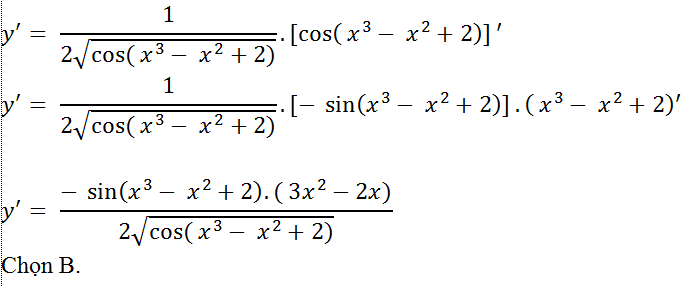 Cách tính đạo hàm của hàm số lượng giác