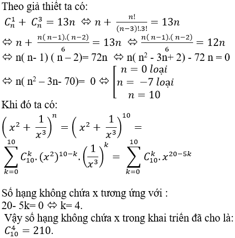 Tìm số hạng chứa x^a trong khai triển đa thức P (cực hay có lời giải)