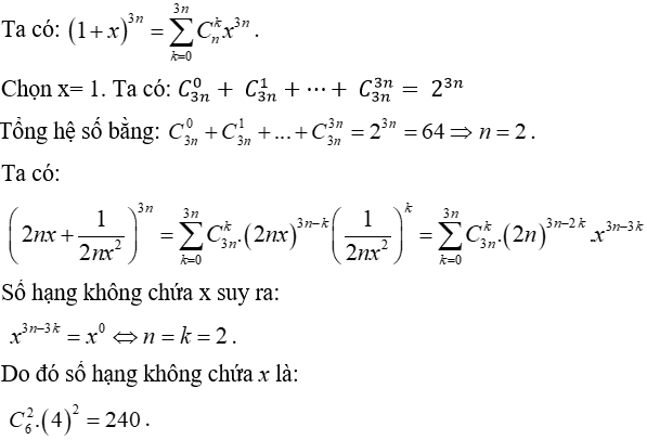 Tìm số hạng chứa x^a trong khai triển đa thức P (cực hay có lời giải)