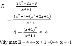 Cách tìm giá trị lớn nhất, giá trị nhỏ nhất của phân thức