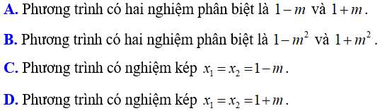 Cách giải phương trình bậc hai chứa tham số cực hay, có đáp án