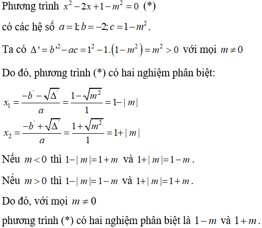 Cách giải phương trình bậc hai chứa tham số cực hay, có đáp án