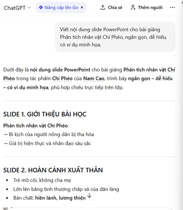 Bộ câu lệnh ChatGPT giúp giáo viên có thêm ý tưởng soạn bài siêu nhanh