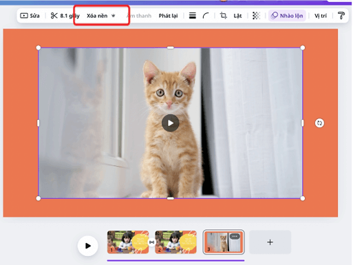 Bộ công cụ chỉnh sửa video trên Canva