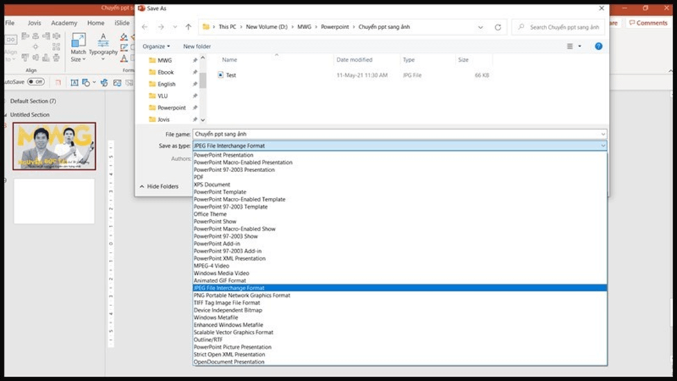 Các cách xuất file Powerpoint thành hình ảnh chất lượng, miễn phí