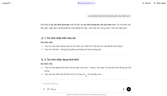 Các câu lệnh Canva Code giúp tạo trò chơi tương tác cấp mầm non