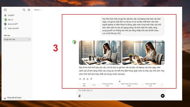 Cách tạo hình ảnh AI bằng chatGPT đơn giản