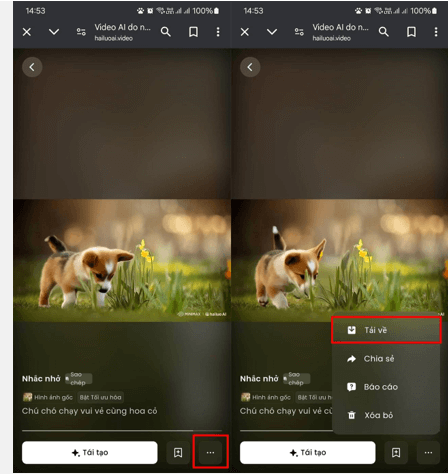 Hướng dẫn biến ảnh thành chuyển động bằng phần mềm Hailou