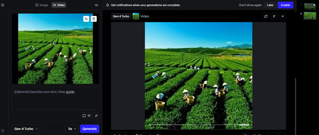 Hướng dẫn biến ảnh thành chuyển động bằng phần mềm Runway ML