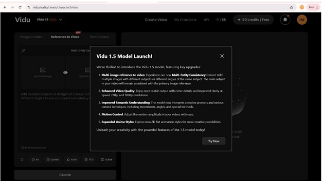 Hướng dẫn biến ảnh thành chuyển động bằng phần mềm Vidu