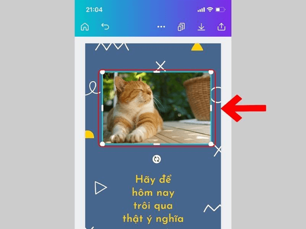 Hướng dẫn cắt và giữ một mảng ảnh trên Canva
