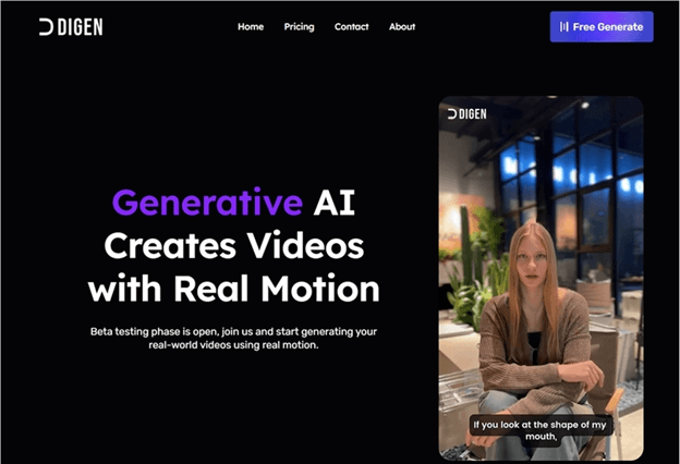 Hướng dẫn chuyển ảnh tĩnh thành video bằng Digen AI