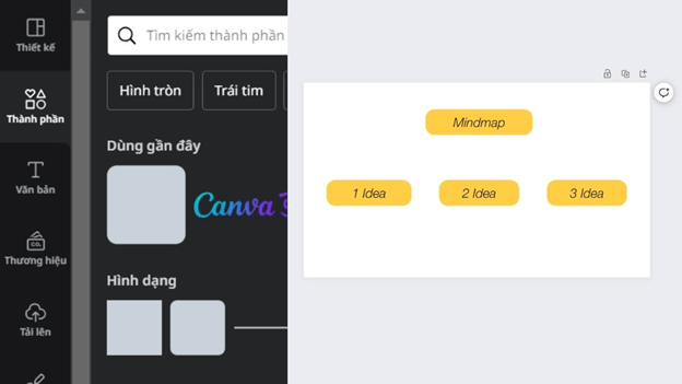 Hướng dẫn làm sơ đồ tư duy trên Canva