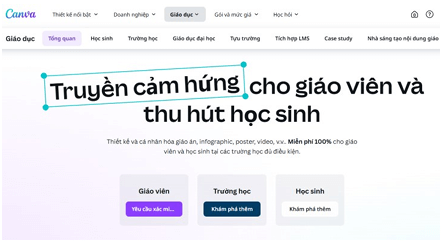 Hướng dẫn sử dụng Canva Pro Education để thiết kế
