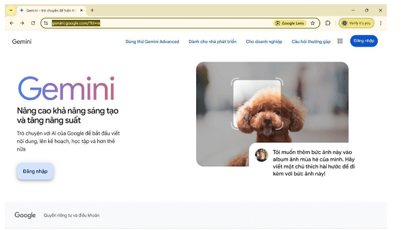 Hướng dẫn sử dụng gemini trong giảng dạy