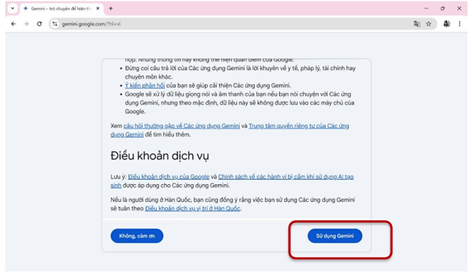 Hướng dẫn sử dụng gemini trong giảng dạy